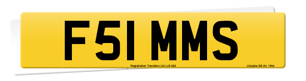 Registration number F51 MMS